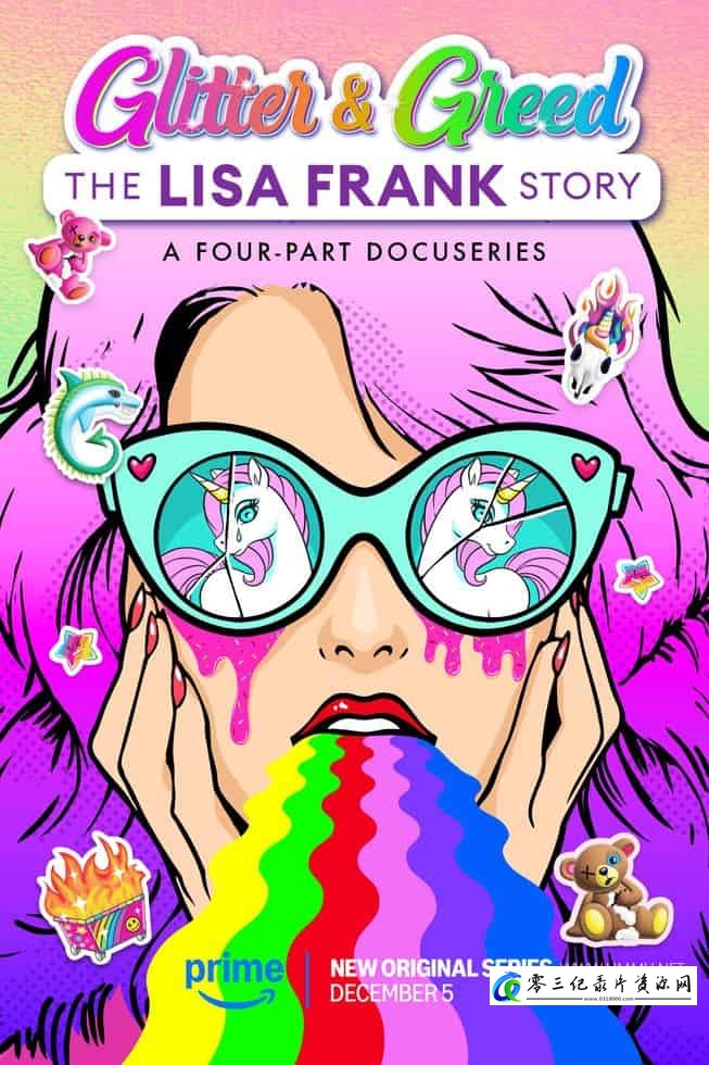 商业金融纪录片《闪耀与贪婪：丽莎·弗兰克的故事 Glitter and Greed: The Lisa Frank Story》下载-零三纪录片资源网